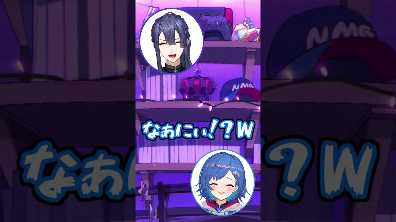 【NG集】収録中の裏側をチラ見せ！長尾景編【にじさんじ/西園チグサ/長尾景】#Shorts
